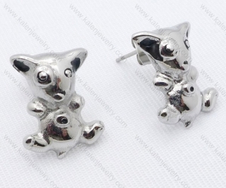 Stainless Steel Mouse Earrings