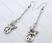 Stainless Steel Angels Of Peace Earrings