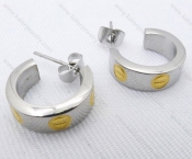 Wholesale Stainless Steel Classical Cutting Earrings