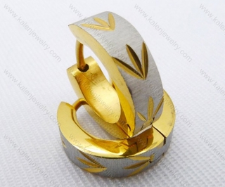 Wholesale Stainless Steel Classical Cutting Earrings