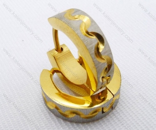 Wholesale Stainless Steel Classical Cutting Earrings