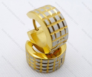 Wholesale Stainless Steel Classical Cutting Earrings