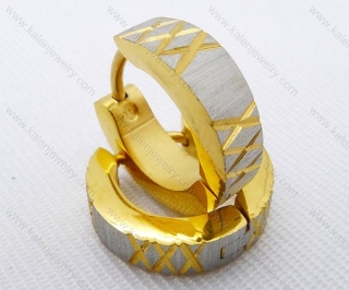 Wholesale Stainless Steel Classical Cutting Earrings