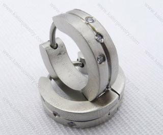 Wholesale Stainless Steel Classical Cutting Earrings