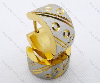 Wholesale Stainless Steel Classical Cutting Earrings