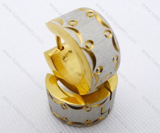 Wholesale Stainless Steel Classical Cutting Earrings