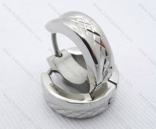 Wholesale Stainless Steel Classical Cutting Earrings KJE050421