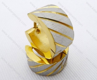 Wholesale Stainless Steel Classical Cutting Earrings