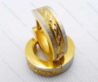 Wholesale Stainless Steel Classical Cutting Earrings