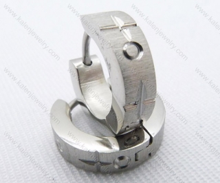 Wholesale Stainless Steel Classical Cutting Earrings