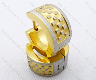 Wholesale Stainless Steel Classical Cutting Earrings