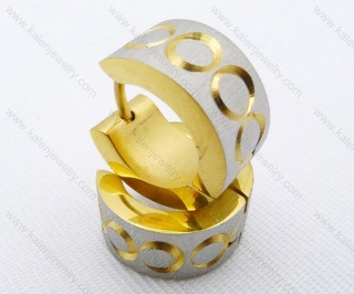 Wholesale Stainless Steel Classical Cutting Earrings