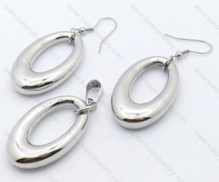 Steel Jewelry Sets including Earring and Pendant