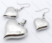 Steel Jewelry Sets including Earring and Pendant