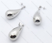 Steel Jewelry Sets including Earring and Pendant