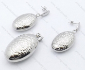 Steel Jewelry Sets including Earring and Pendant