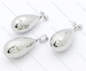 Steel Jewelry Sets including Earring and Pendant