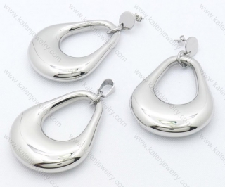 Steel Jewelry Sets including Earring and Pendant