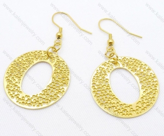 Stainless Steel Cutting  Earrings