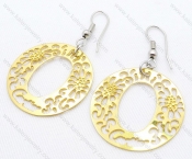 Stainless Steel Cutting  Earrings