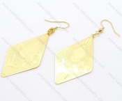 Stainless Steel Cutting  Earrings