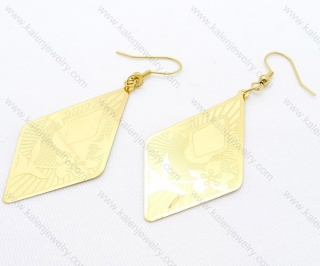 Stainless Steel Cutting  Earrings