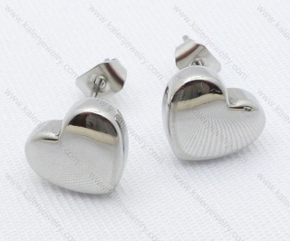 Stainless Steel Heart Earrings