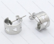 Stainless Steel Cutting Earrings