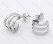 Stainless Steel Cutting Earrings