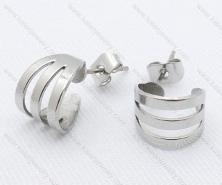 Stainless Steel Cutting Earrings