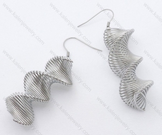 Stainless Steel Cutting Earrings