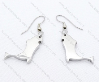 Stainless Steel Dolphin Earrings