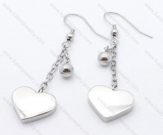 Stainless Steel Heart Earrings