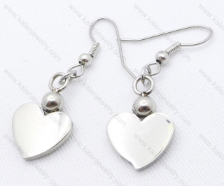 Stainless Steel Heart Earrings