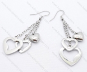 Stainless Steel Heart Earrings