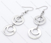 Stainless Steel Cutting Earrings