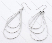 Stainless Steel Cutting Earrings