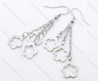 Stainless Steel Cutting Earrings