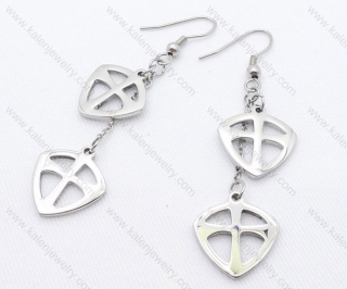 Stainless Steel Cutting Earrings