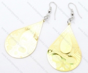 Stainless Steel Cutting Earrings