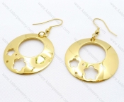 Stainless Steel Cutting Earrings