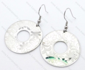 Stainless Steel Cutting Earrings