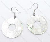 Stainless Steel Cutting Earrings