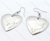 Stainless Steel Heart Earrings