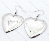 Stainless Steel Heart Earrings