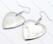 Stainless Steel Heart Earrings