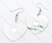 Stainless Steel Heart Earrings