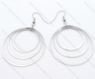 Stainless Steel Cutting Earrings