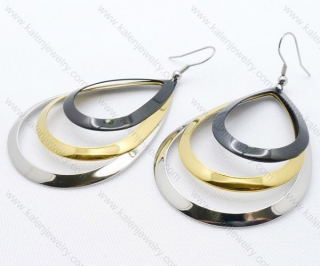 Stainless Steel Cutting Earrings