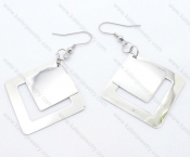 Stainless Steel Cutting Earrings